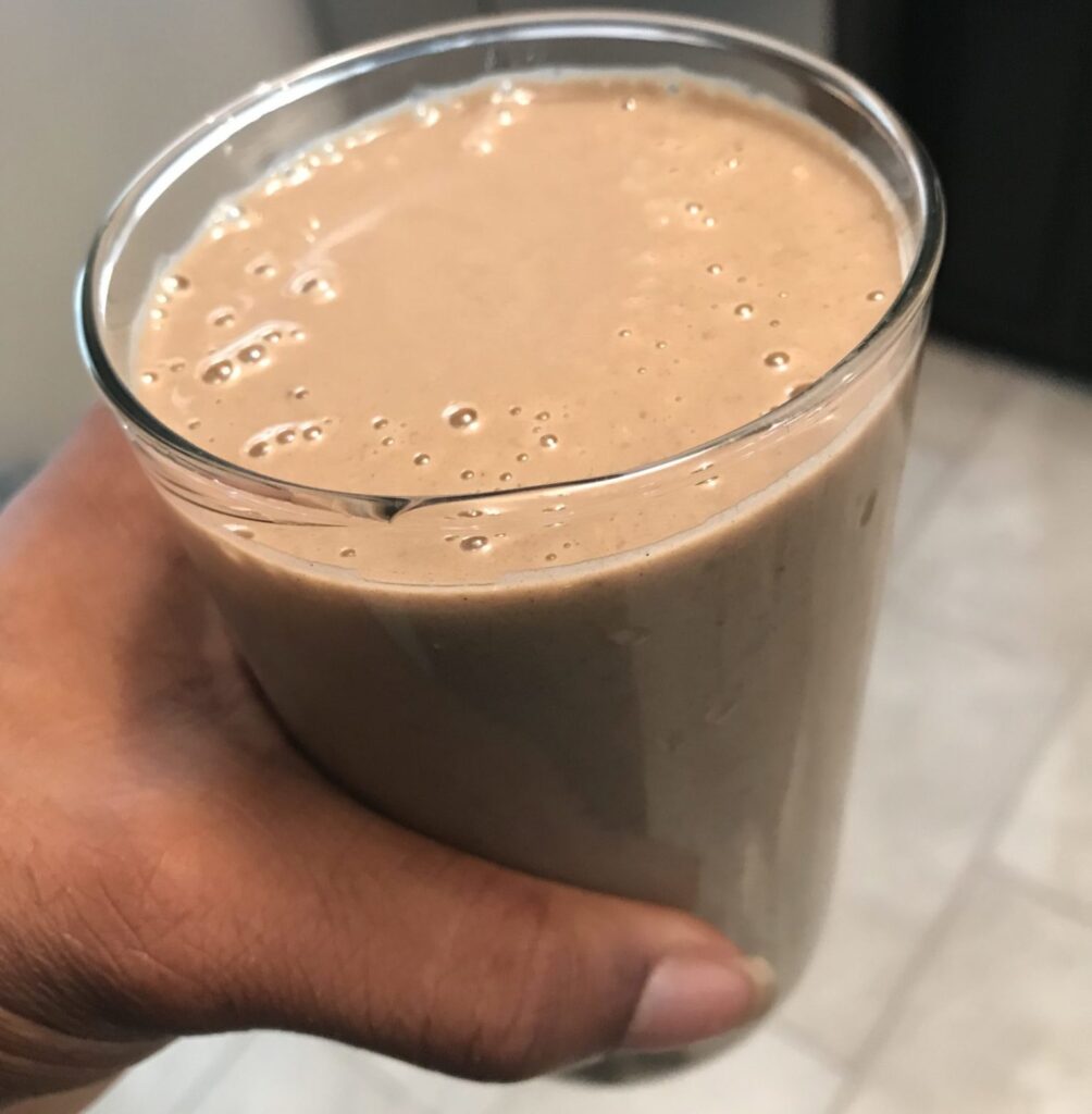 Chocolate Vanilla Swirl Protein Shake